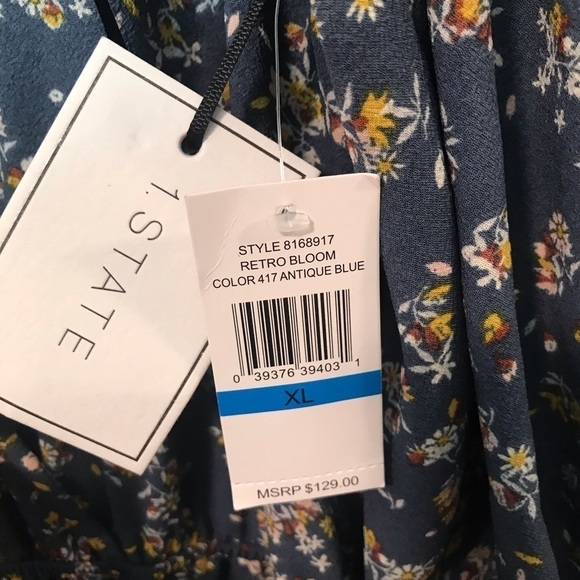 NWT 1.State Retro Bloom Wrap Jumpsuit - Picture 8 of 8